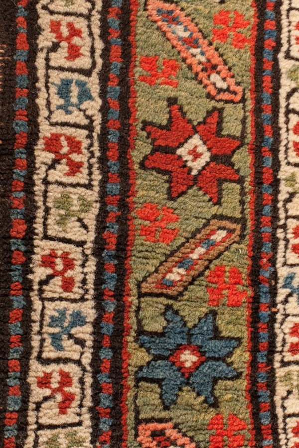 Antique Caucasian Karabakh Runner Rug at Essie Carpets, Mayfair London