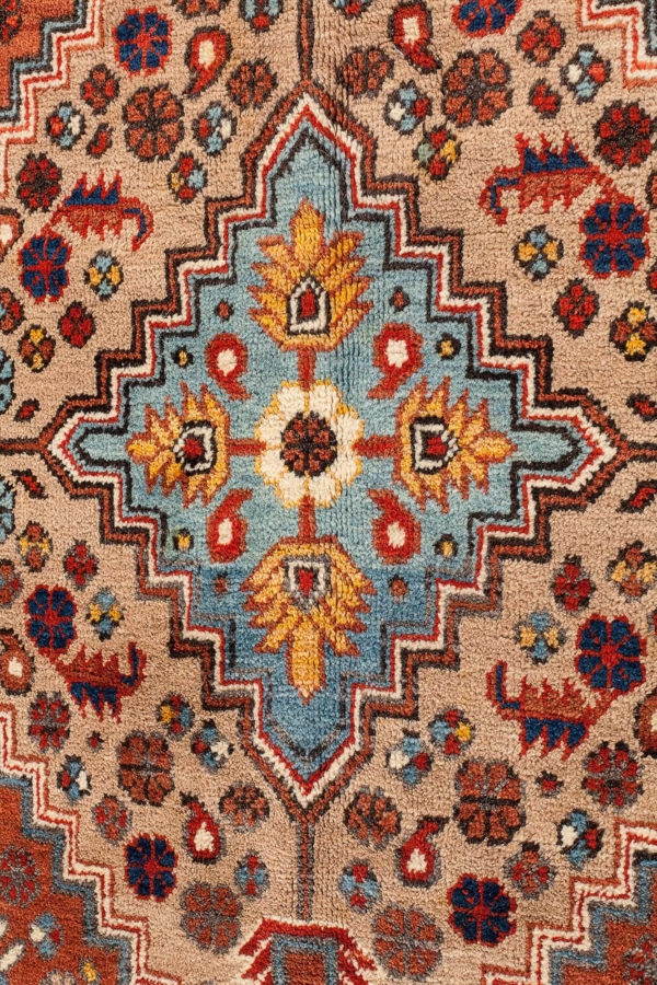 Old Persian SamarKand Carpet at Essie Carpets, Mayfair London