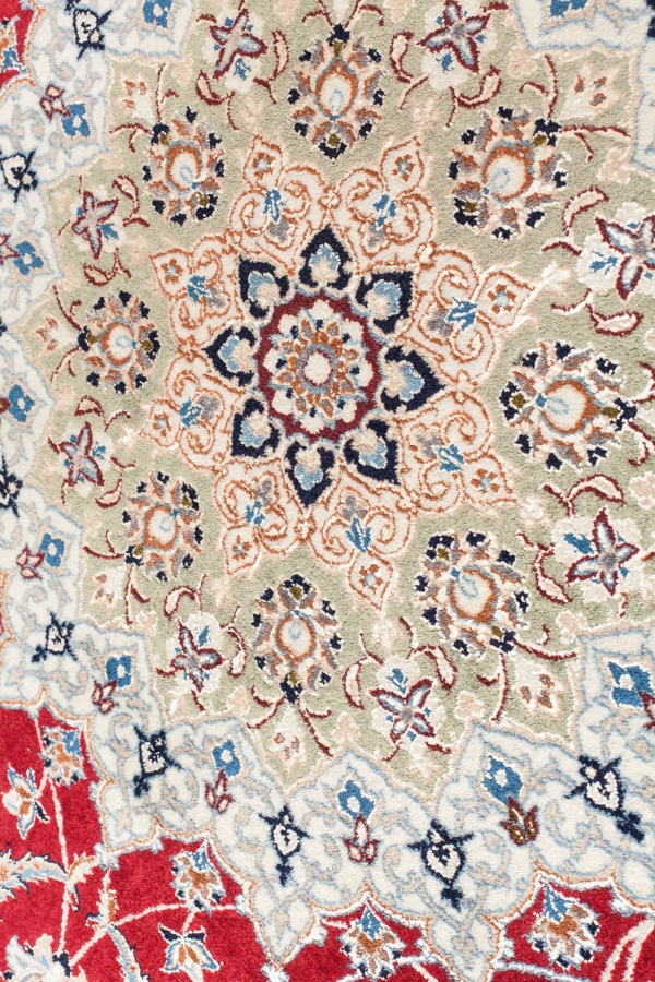 Very Fine Signed Persian Nain Rug at Essie Carpets, Mayfair London