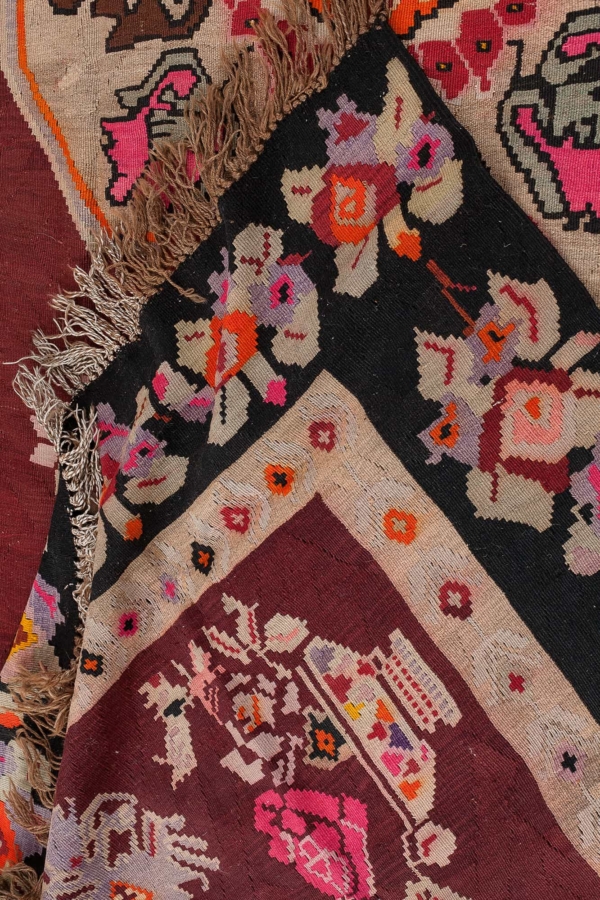 Signed Turkish Kilim at Essie Carpets, Mayfair London