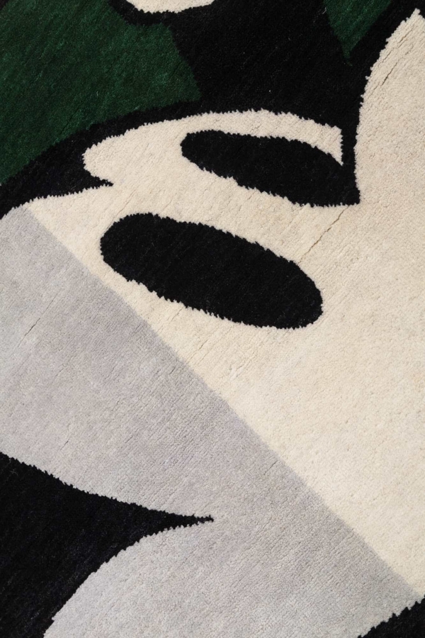 Mickey Character on Green and Grey Field Rug at Essie Carpets, Mayfair London