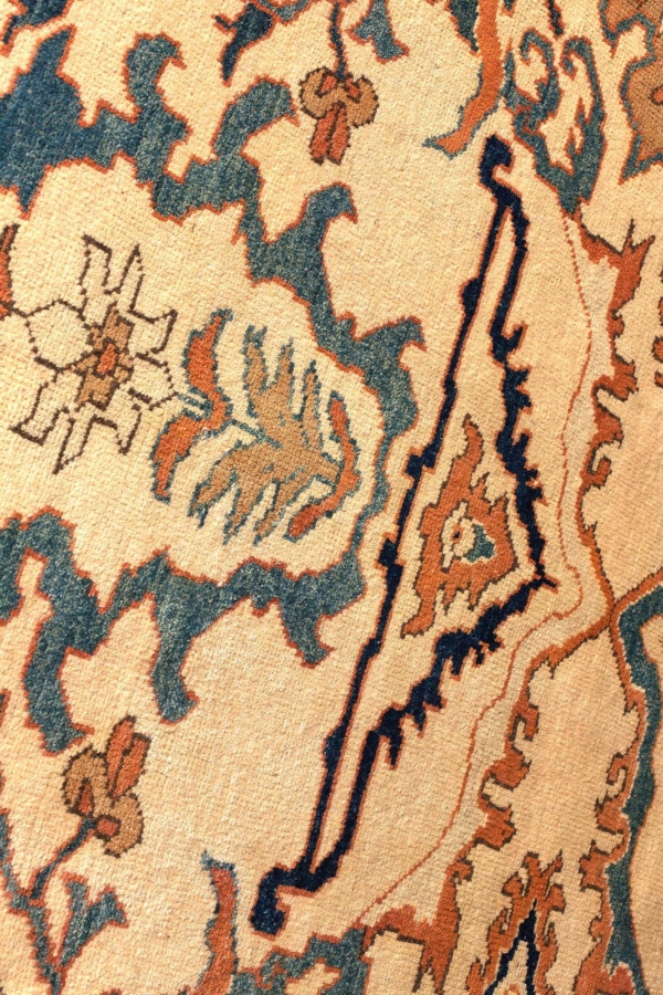 Unusual Persian Heriz Carpet at Essie Carpets, Mayfair London