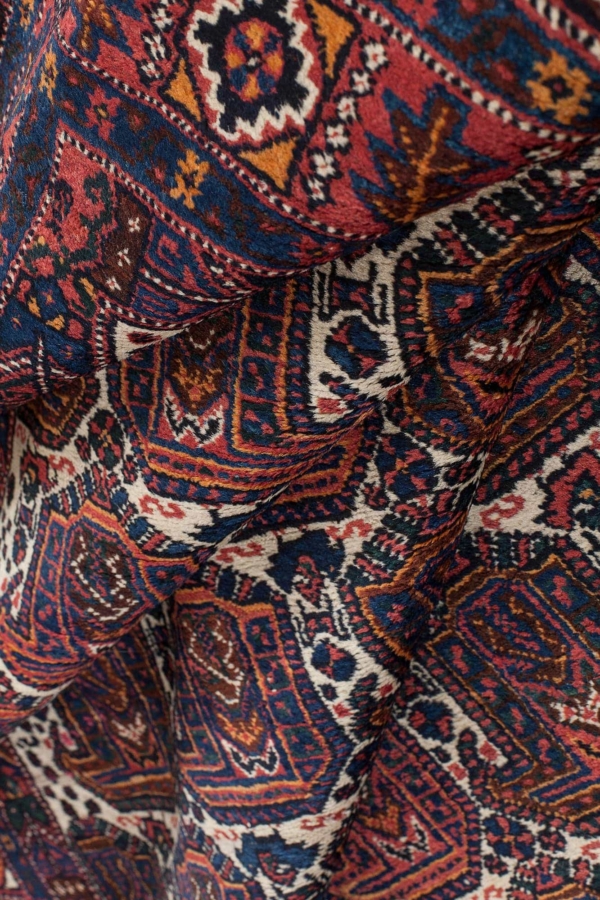 Old Afshar Rug Paisley Design at Essie Carpets, Mayfair London