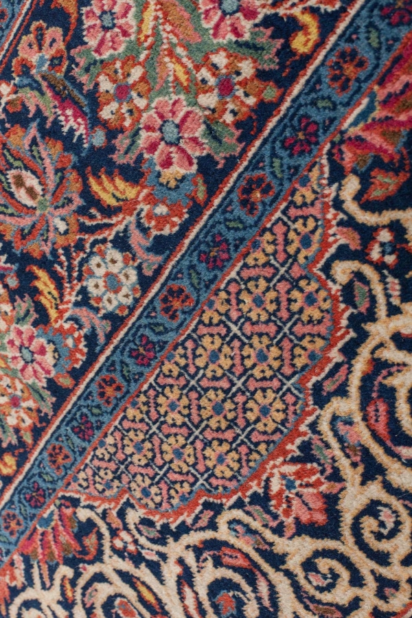 Very Old Fine and Unusual Rare Persian Kashan Rug at Essie Carpets, Mayfair London