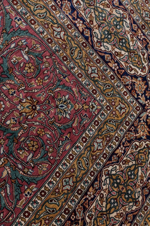 Square Fine Hereke Rug at Essie Carpets, Mayfair London