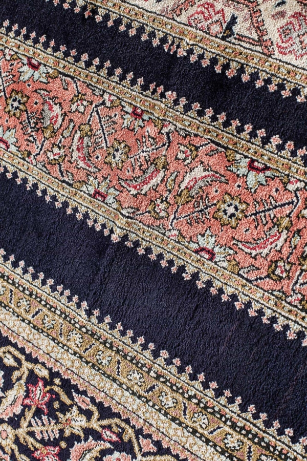Pure Silk Persian Qum Rug at Essie Carpets, Mayfair London