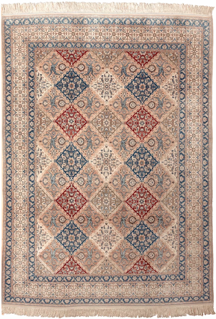 Rare Fine Persian Nain Carpet at Essie Carpets, Mayfair London