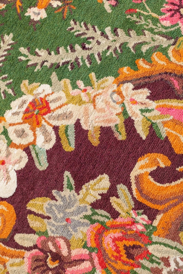 Old Samarkand Gol Farangi Rug at Essie Carpets, Mayfair London