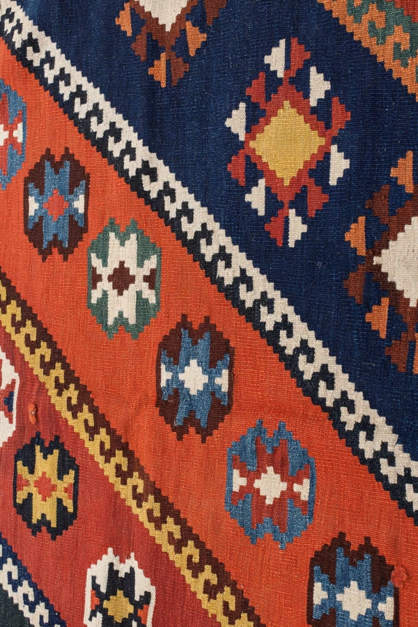 Persian Senneh Sanadaj Kilim at Essie Carpets, Mayfair London