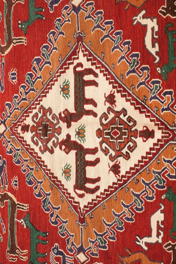 Persian Soumak Horse Rug/Cover Kilim at Essie Carpets, Mayfair London