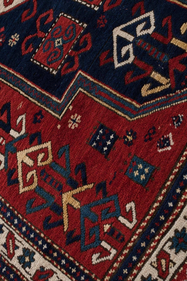 Antique Kazak Rug at Essie Carpets, Mayfair London