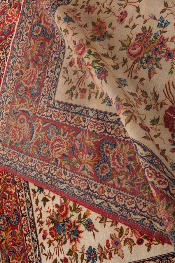 Persian Esfahan Carpet at Essie Carpets, Mayfair London
