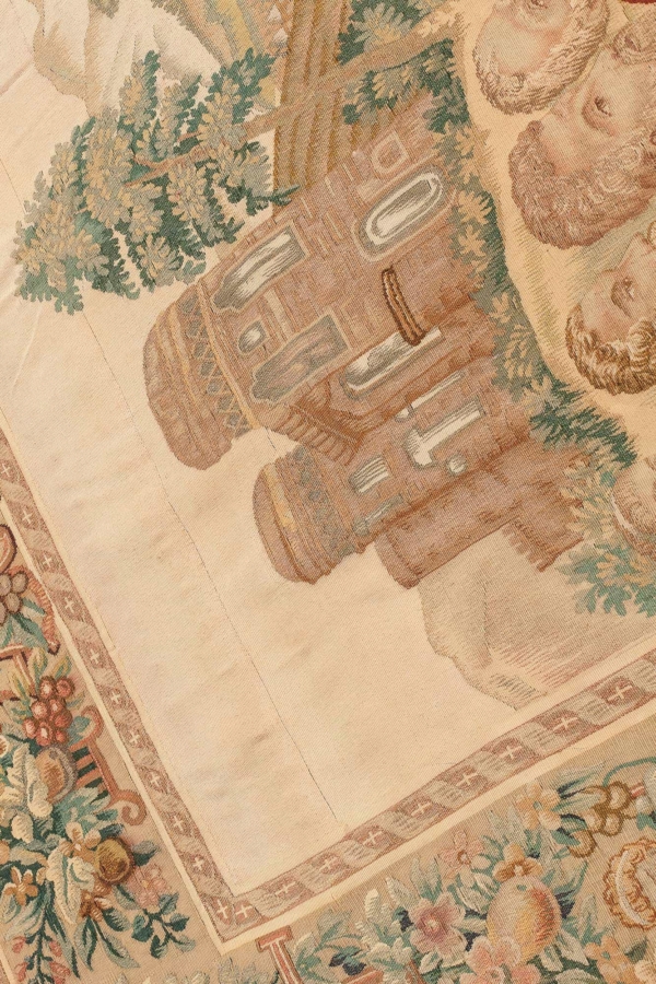 Episode in the life of Caesar Antique French Aubusson  Tapestry at Essie Carpets, Mayfair London