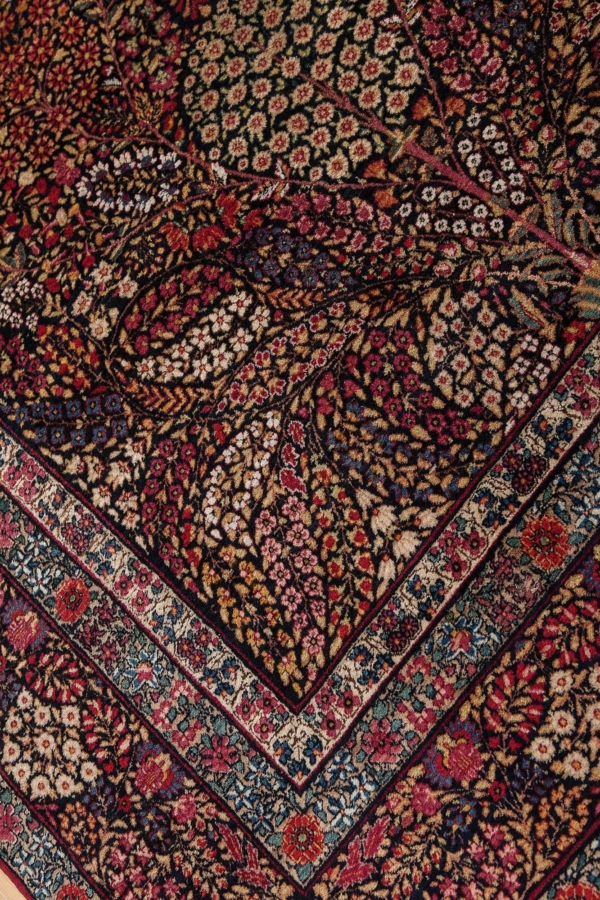 Fine Persian Ravar Kerman Rug at Essie Carpets, Mayfair London