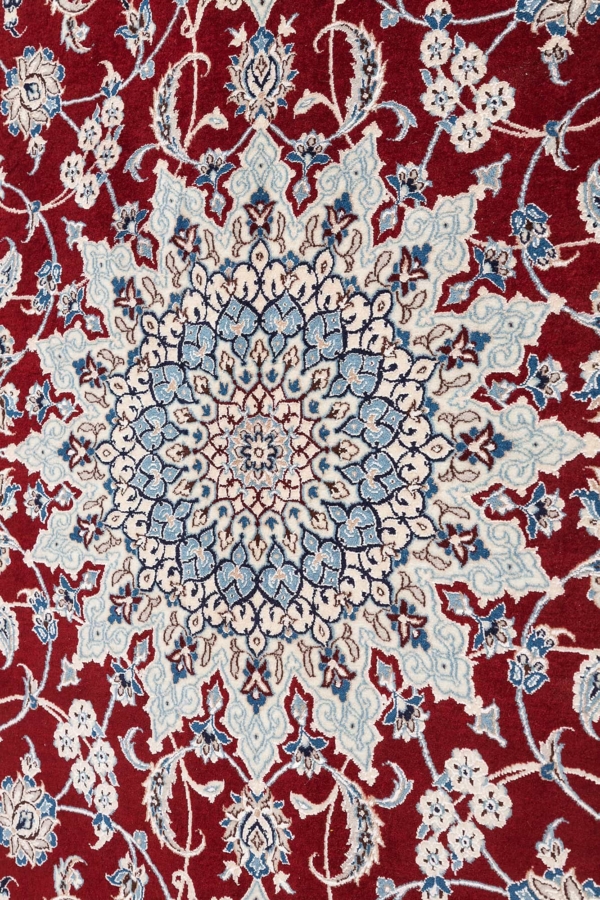 Fine, Signed Persian Nain Rug at Essie Carpets, Mayfair London