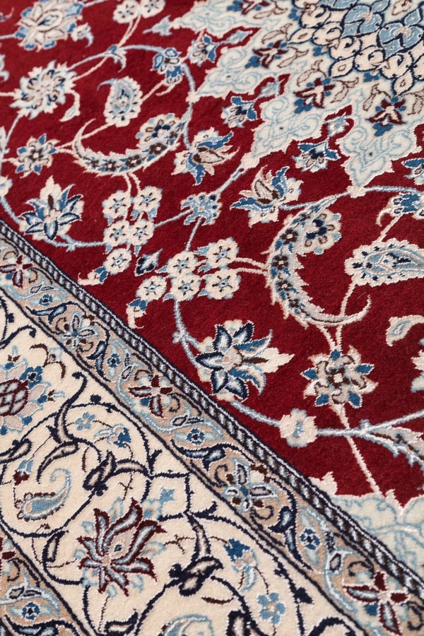 Fine, Signed Persian Nain Rug at Essie Carpets, Mayfair London