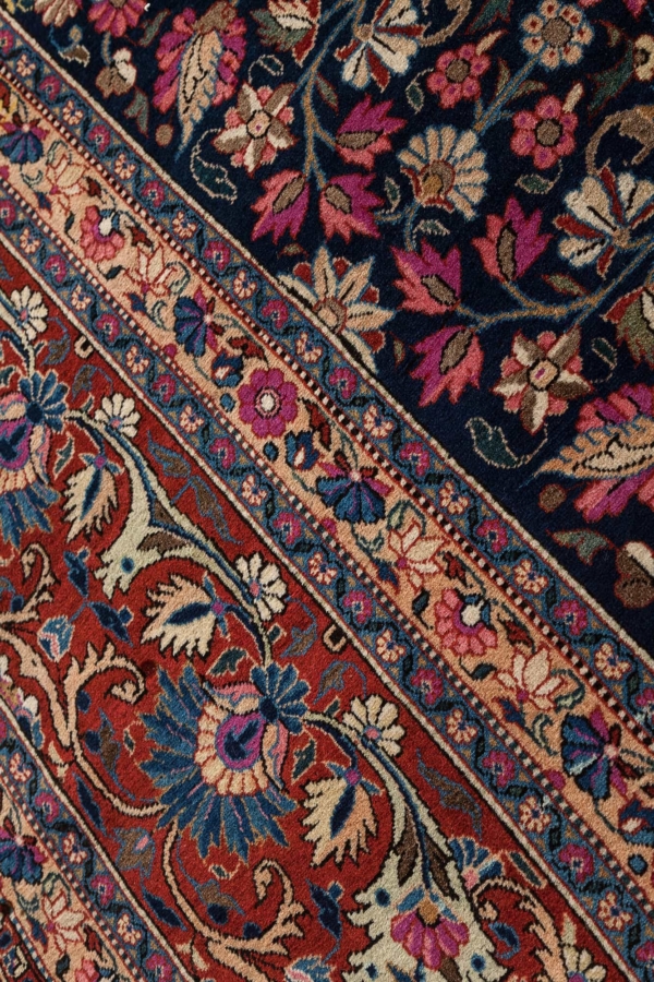 Fine Persian Kashan Carpet at Essie Carpets, Mayfair London