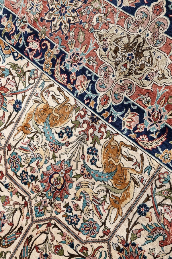 Exquisite Very Fine Turkish Hereke Carpet at Essie Carpets, Mayfair London