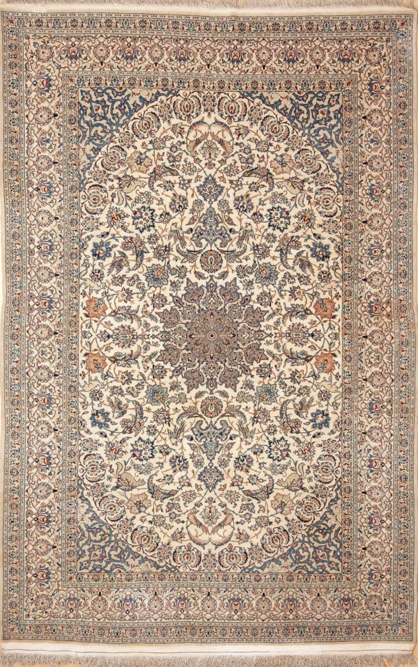 Old Persian Nain Rug at Essie Carpets, Mayfair London