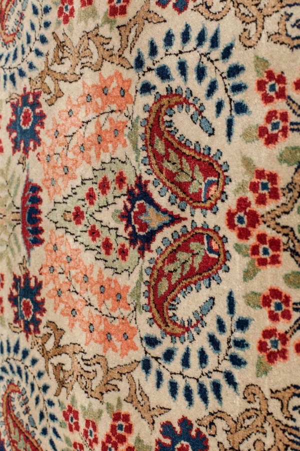 Rare Old Persian Kashan Paisley /Crown  Carpet at Essie Carpets, Mayfair London