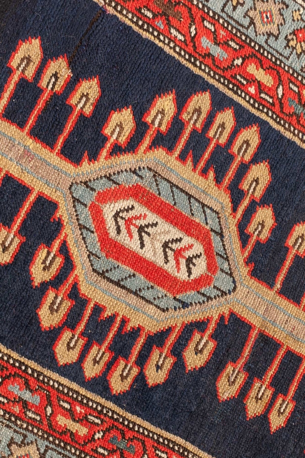 Long Karabakh Caucasian Runner at Essie Carpets, Mayfair London