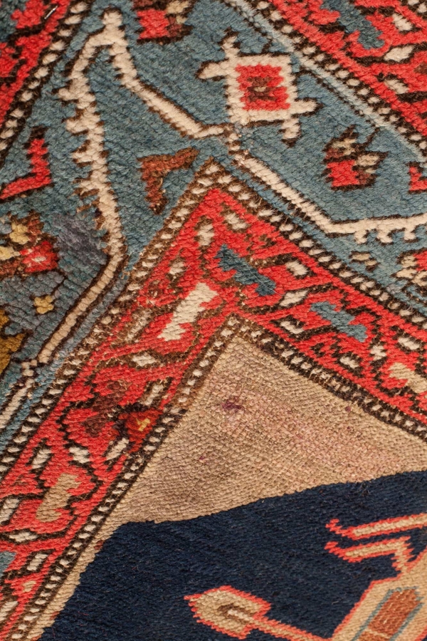 Long Karabakh Caucasian Runner at Essie Carpets, Mayfair London