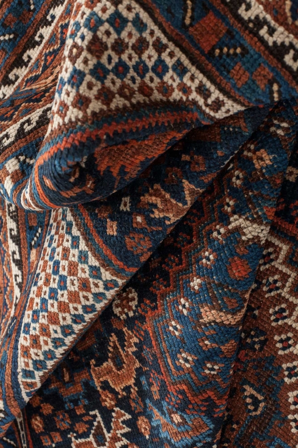 Old Persian Qashqai Rug at Essie Carpets, Mayfair London