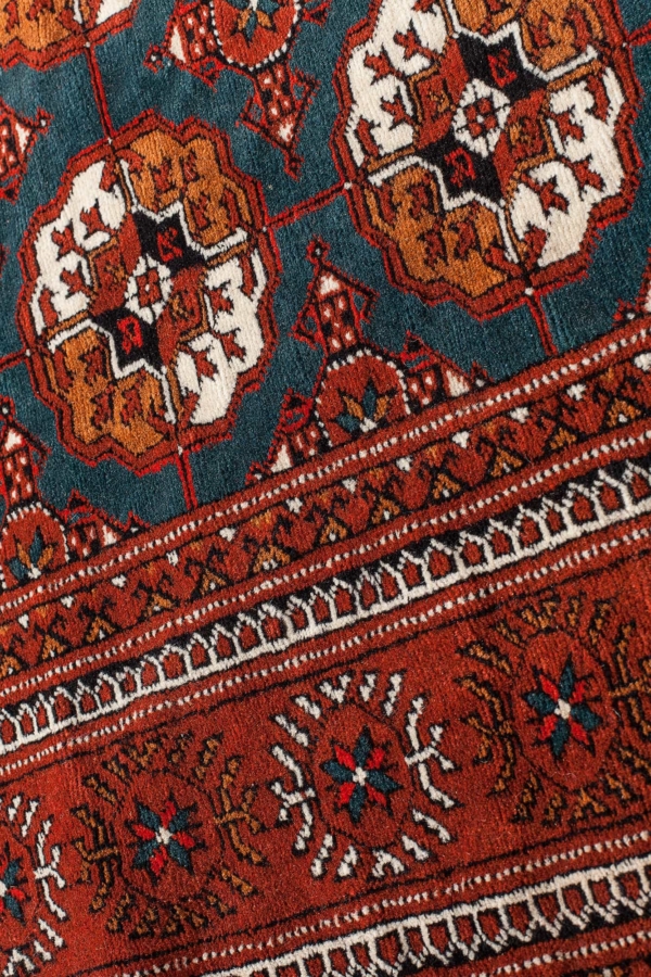 Turkmen Bukhara Rug Turkmenistan at Essie Carpets, Mayfair London