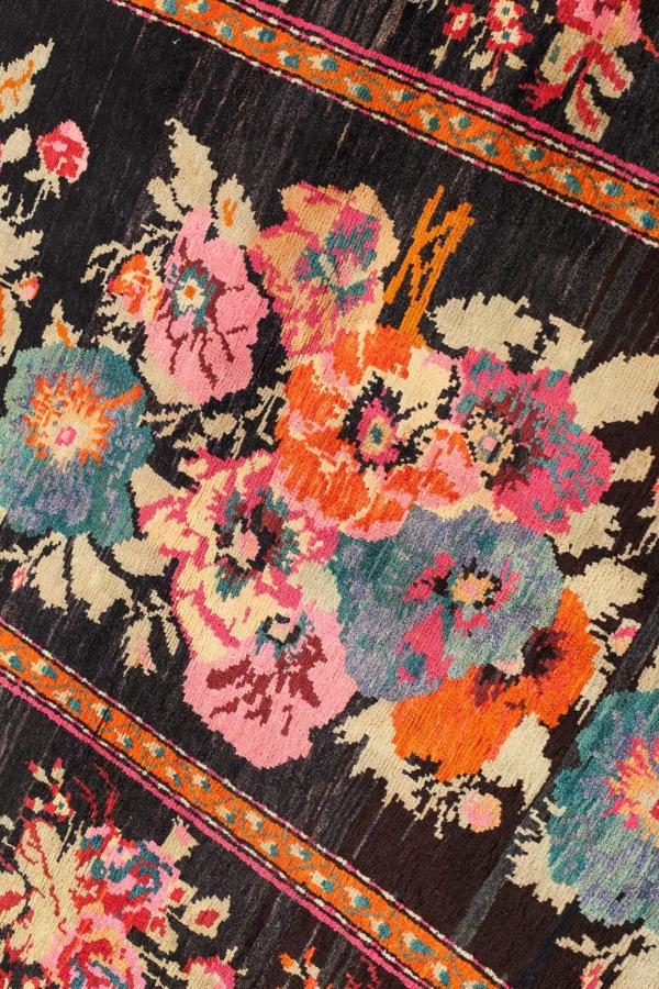 Exceptionally Fine Caucasian Karabakh Gol Farangi Rug at Essie Carpets, Mayfair London