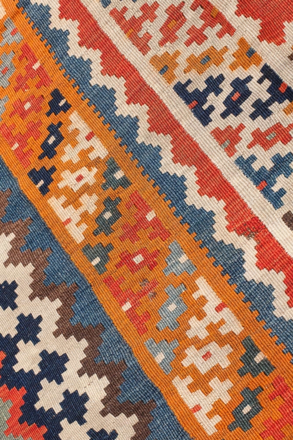 Very Fine Qashqai Kilim Kilim at Essie Carpets, Mayfair London