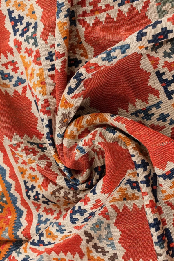 Very Fine Qashqai Kilim Kilim at Essie Carpets, Mayfair London