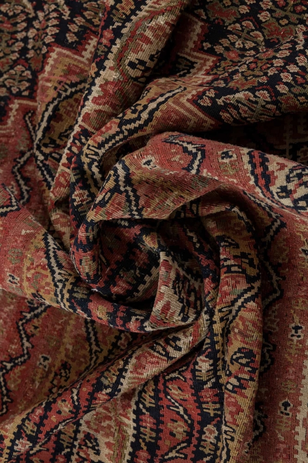 Antique Persian Senneh Kilim at Essie Carpets, Mayfair London
