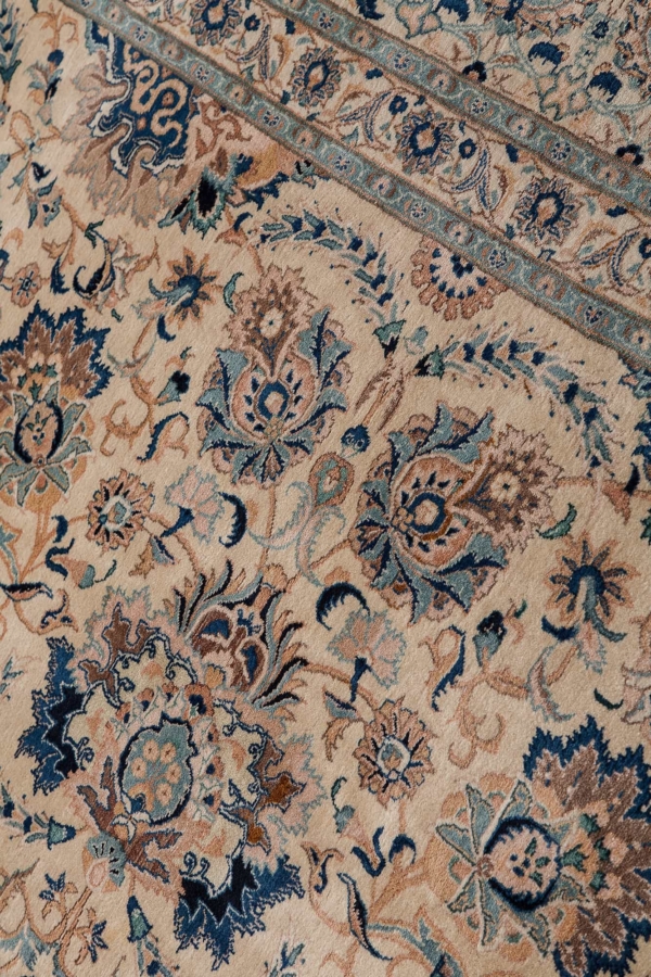 Extremely Fine Persian Kashan Carpet at Essie Carpets, Mayfair London