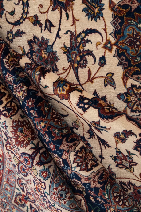 Very Fine Persian Kashan Carpet at Essie Carpets, Mayfair London