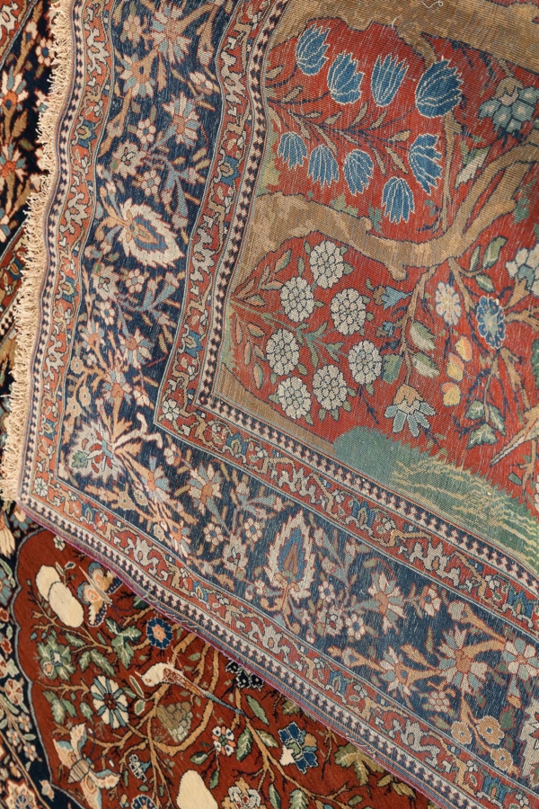 Exquisite Fine Antique Persian Kashan Rug at Essie Carpets, Mayfair London