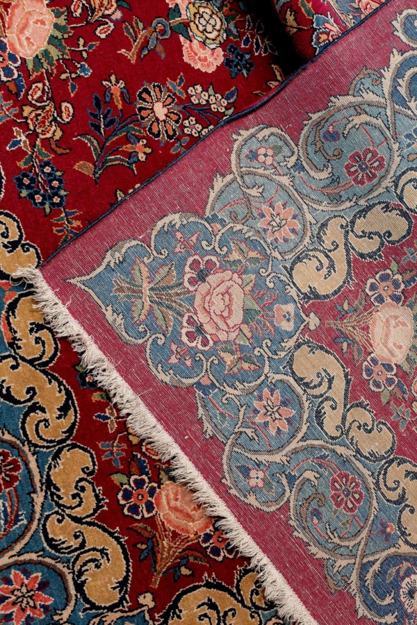 Rare design Persian Kashan Rug at Essie Carpets, Mayfair London