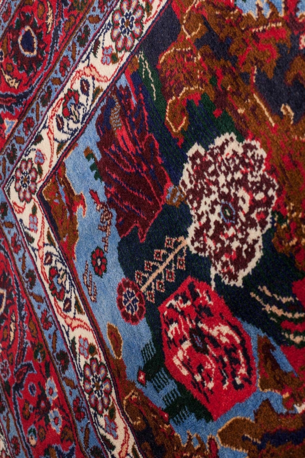 Gol Farangi sannandaj Carpet at Essie Carpets, Mayfair London