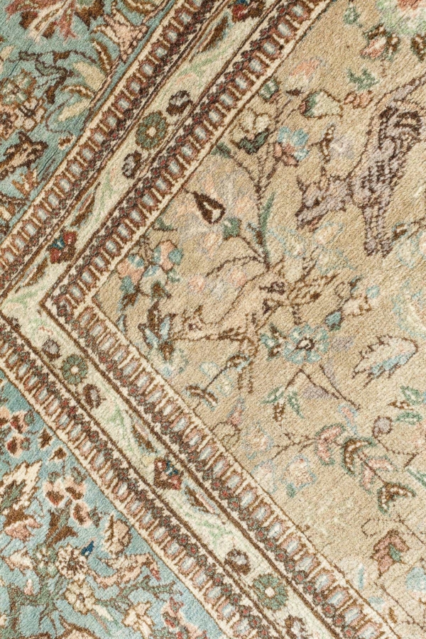 Old Very Fine Persian Tabriz Signed Carpet at Essie Carpets, Mayfair London
