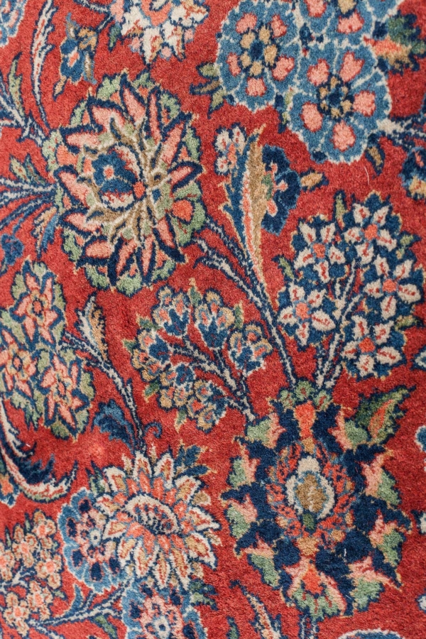 Old Persian Kashan Carpet at Essie Carpets, Mayfair London