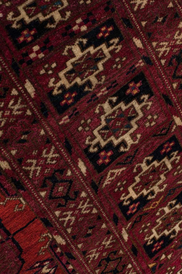 Very old Bukhara-Tekke  Rug at Essie Carpets, Mayfair London