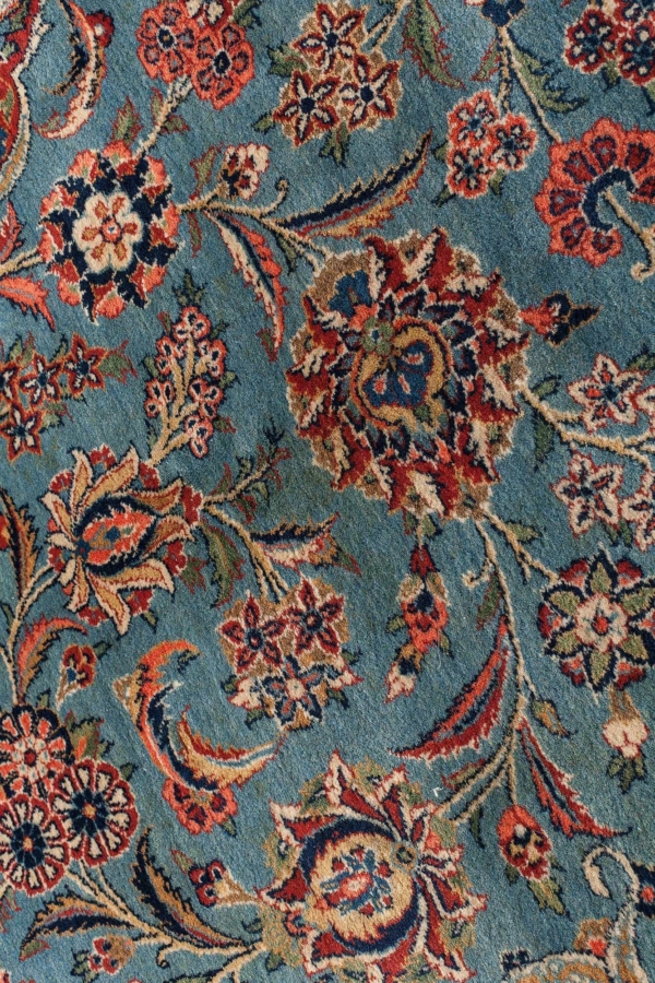 Very Old Persian Kashan Carpet at Essie Carpets, Mayfair London