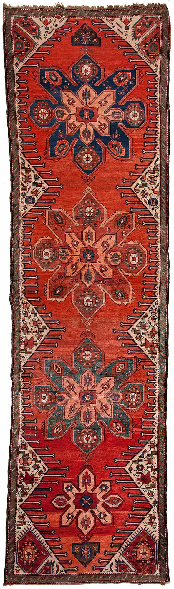Antique Karabakh Runner at Essie Carpets, Mayfair London