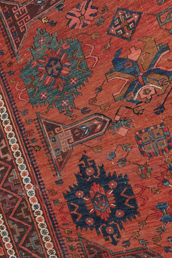 Old Kuba Soumac Kilim at Essie Carpets, Mayfair London