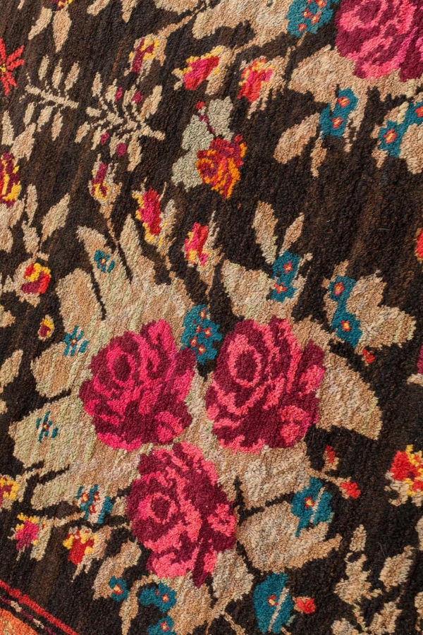 Signed Russian Karabakh Gol Farangi Rug at Essie Carpets, Mayfair London
