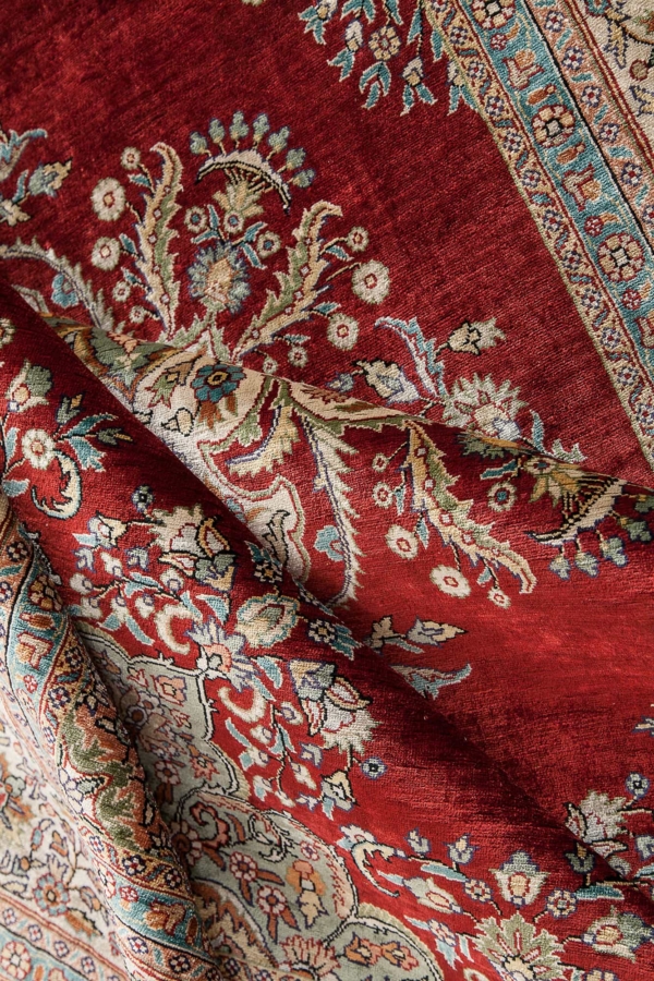 Fine Signed Turkish Rug at Essie Carpets, Mayfair London