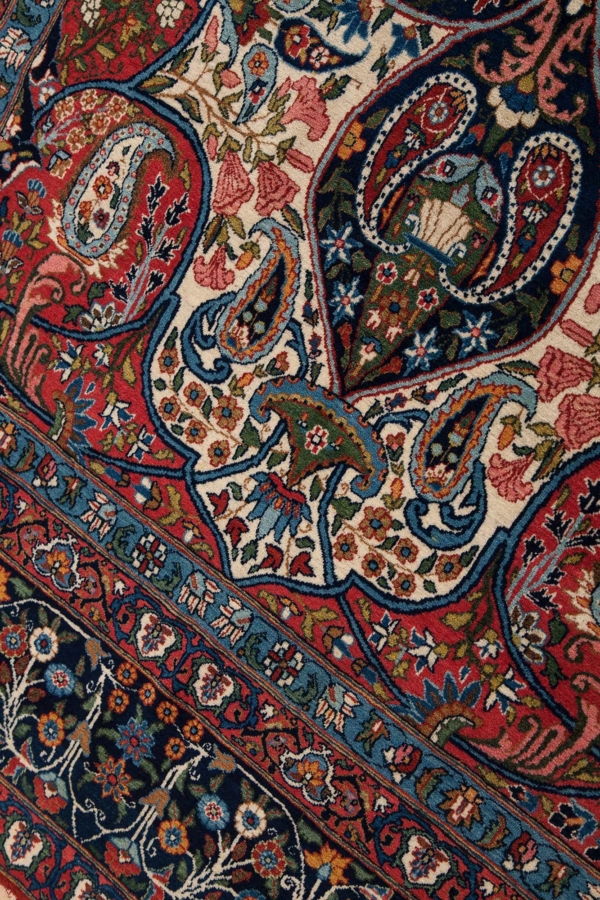 Extremely Fine and Rare Persian Tehran Rug at Essie Carpets, Mayfair London