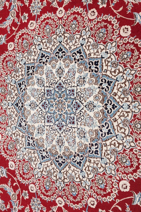 Fine Signed Persian Nain Carpet at Essie Carpets, Mayfair London