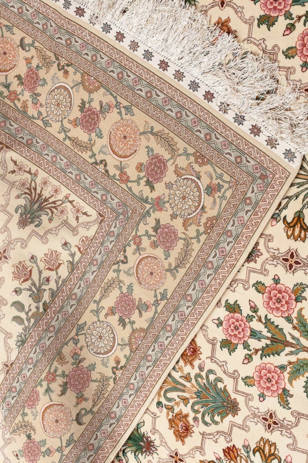 Fine Persian Signed Tabriz Carpet at Essie Carpets, Mayfair London