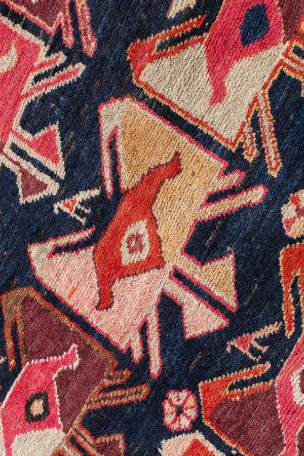 Old Caucasian Karabakh Runner/Gallery Runner at Essie Carpets, Mayfair London