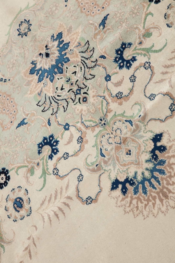 Unusual Fine, Signed Persian Kashan Carpet at Essie Carpets, Mayfair London